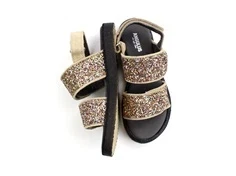 Angulus sand multi glitter sandal med velcro